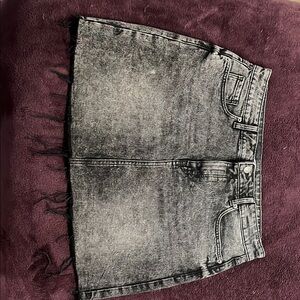 Old Navy Black Denim Skirt